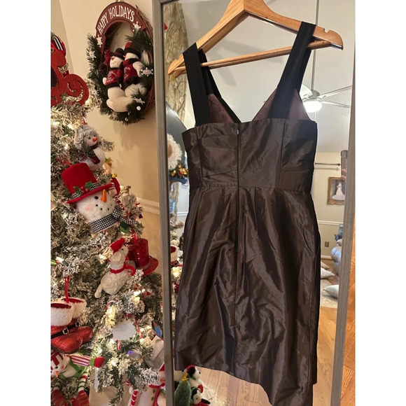Banana Republic Brown Cocktail Dress Size 0 - Picture 5 of 7